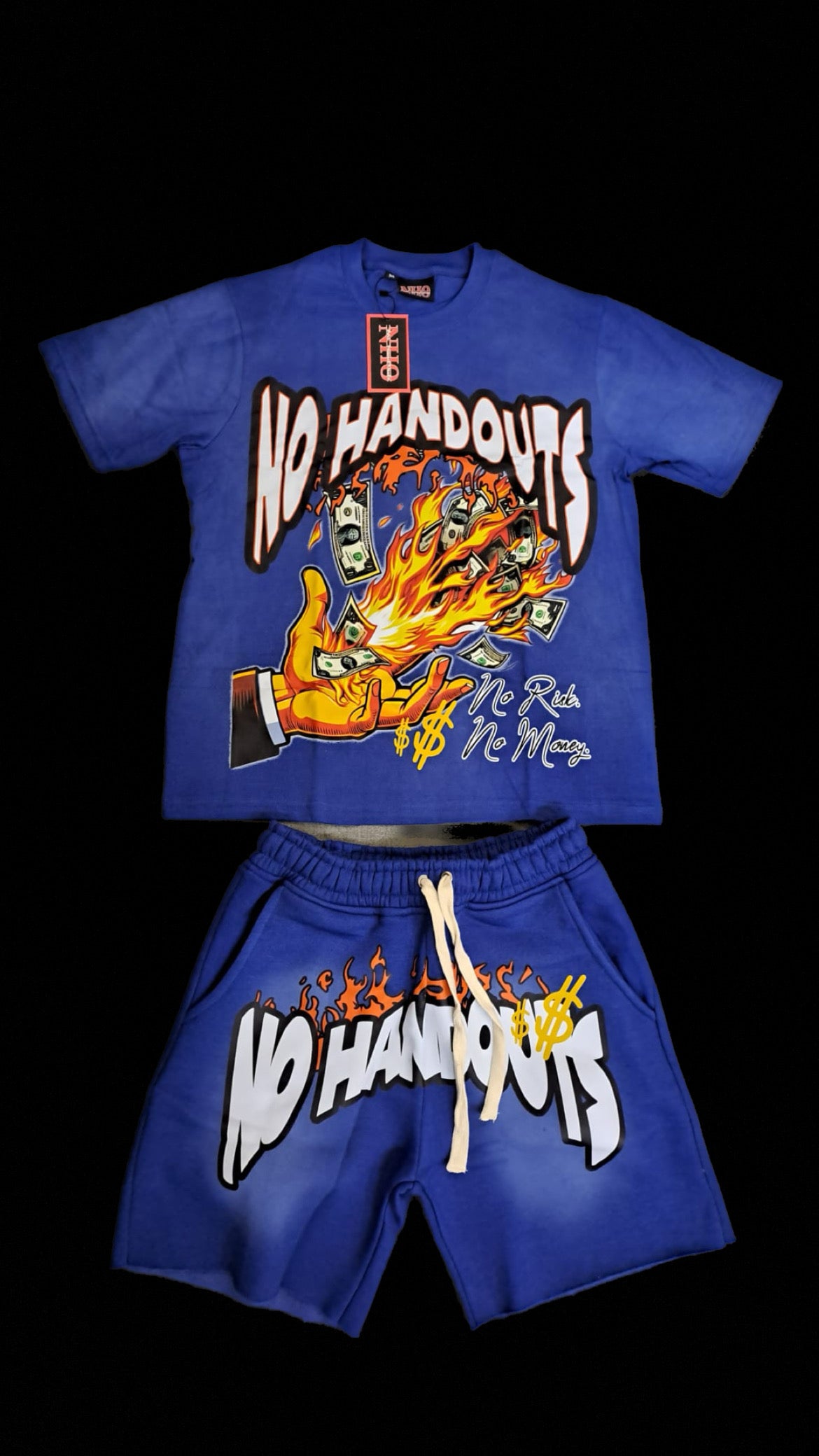 “No Risk No Money🔥” No HandOuts Short set