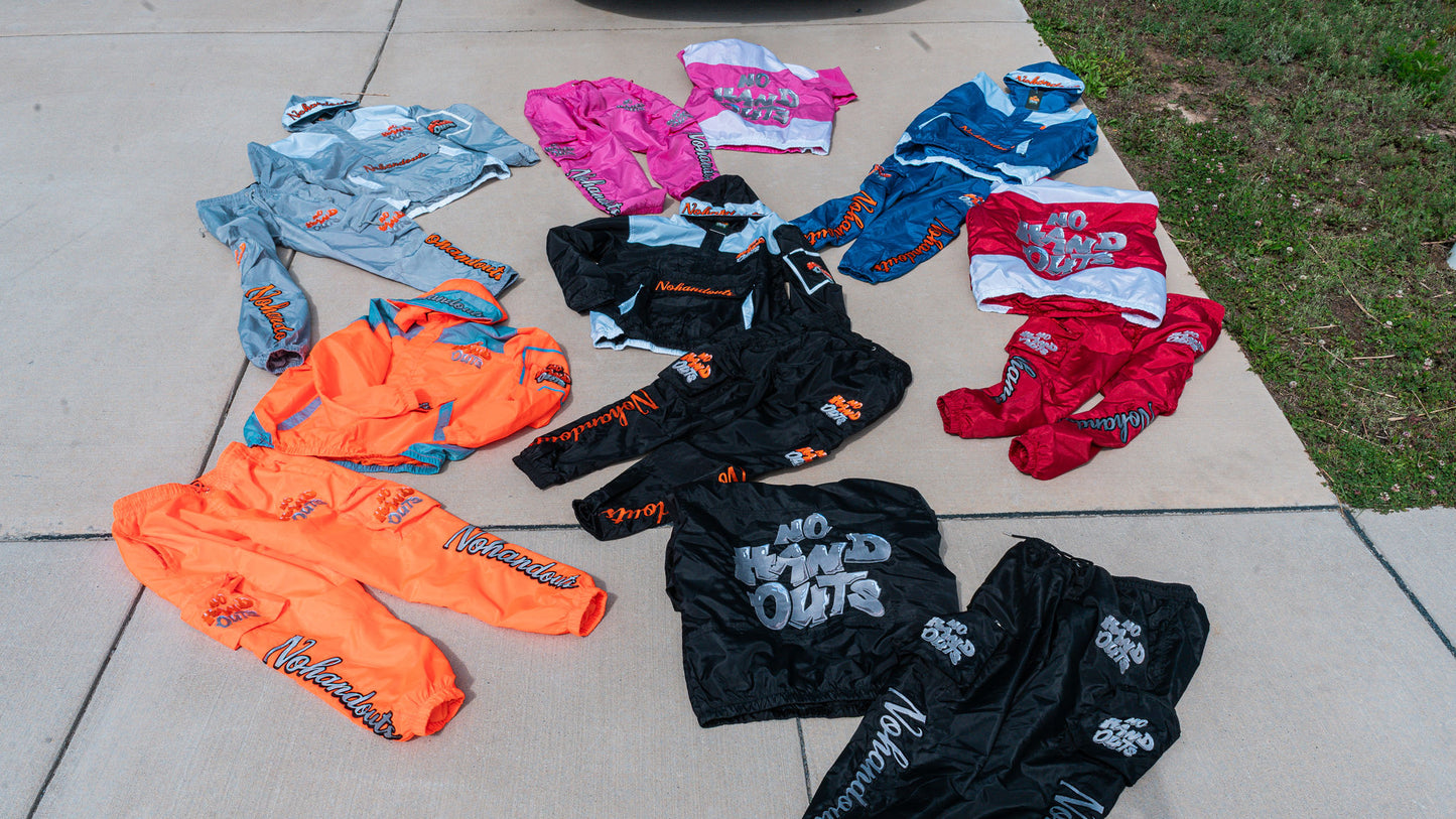 No HandOuts Windbreaker sets